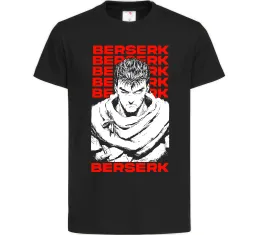 Дитяча футболка Berserk Guts Чорний фото