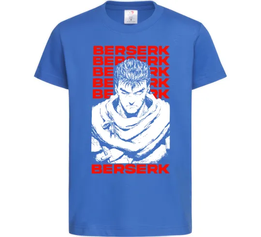 Дитяча футболка Berserk Guts Яскраво-синій фото