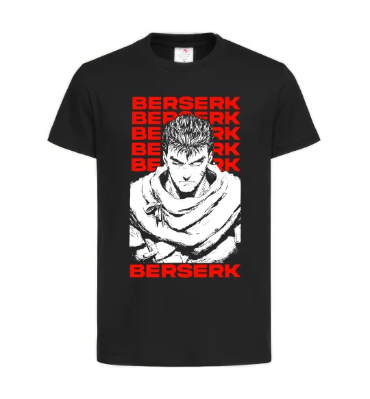 Детская футболка Berserk Guts Черный фото