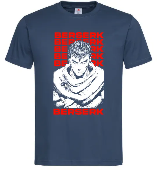 Мужская футболка Berserk Guts Темно-синий фото