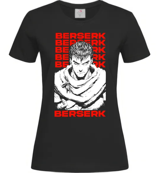 Жіноча футболка Berserk Guts Чорний фото