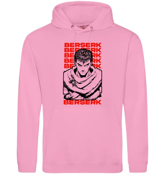 Мужская толстовка (худи) Berserk Guts Розовый фото