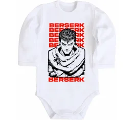 Дитячий бодік Berserk Guts Білий фото