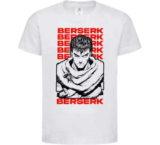 Дитяча футболка Berserk Guts Білий фото