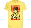 Дитяча футболка Berserk Guts Лимонний фото