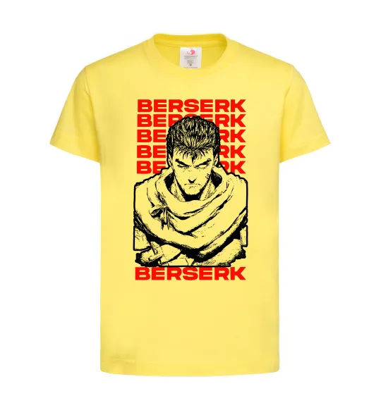 Детская футболка Berserk Guts Лимонный фото