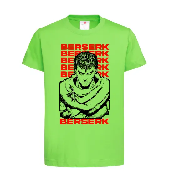 Детская футболка Berserk Guts Лаймовый фото