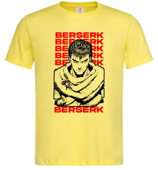 Мужская футболка Berserk Guts Лимонный фото