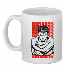 Чашка керамическая Berserk Guts Белый фото