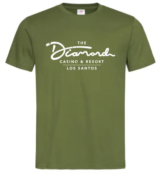 Чоловіча футболка Diamond Casino Los Santos Оливковий фото