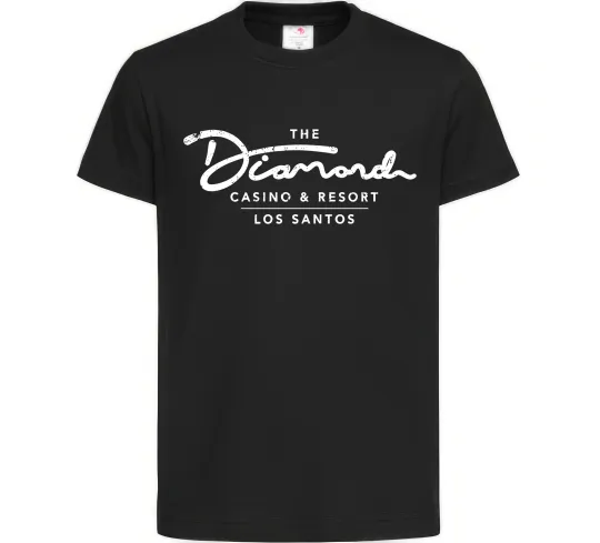 Дитяча футболка Diamond Casino Los Santos Чорний фото
