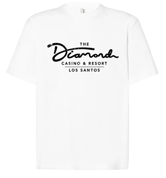 Футболка Оверсайз Diamond Casino Los Santos Білий фото