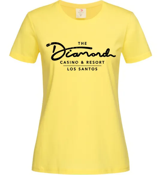 Женская футболка Diamond Casino Los Santos Лимонный фото