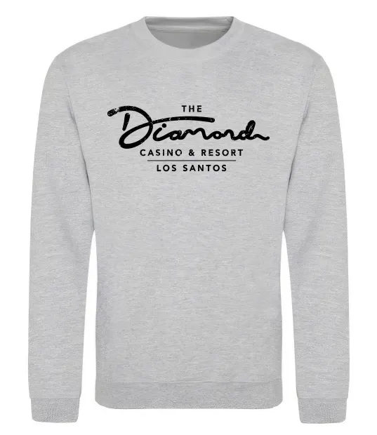 Світшот Diamond Casino Los Santos Сірий меланж фото