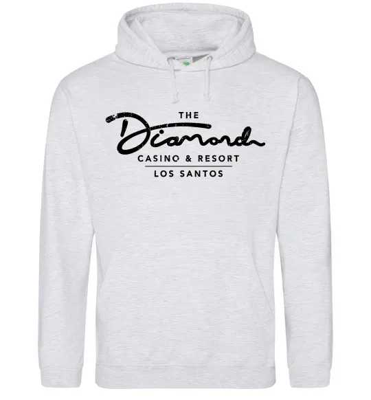 Жіноча толстовка (худі) Diamond Casino Los Santos Сірий меланж фото