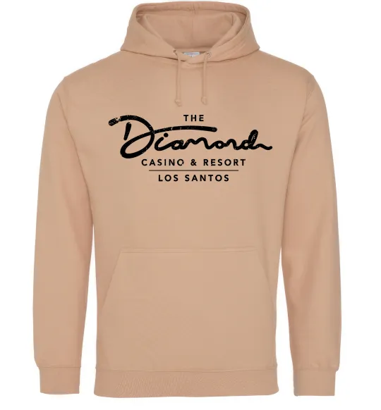 Жіноча толстовка (худі) Diamond Casino Los Santos Пісочний фото
