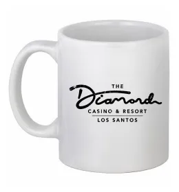 Чашка керамическая Straight Outta Los Santos Белый фото