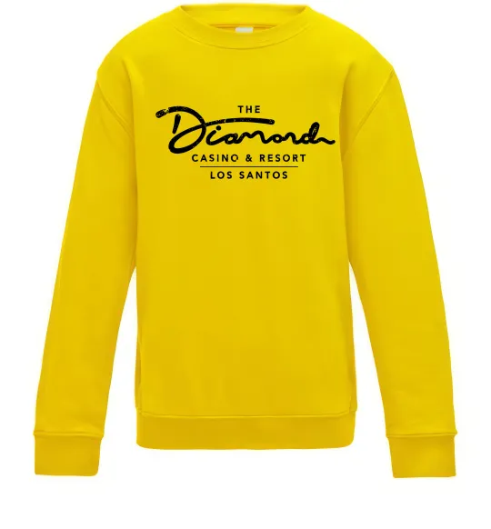Дитячий світшот Diamond Casino Los Santos Сонячно жовтий фото