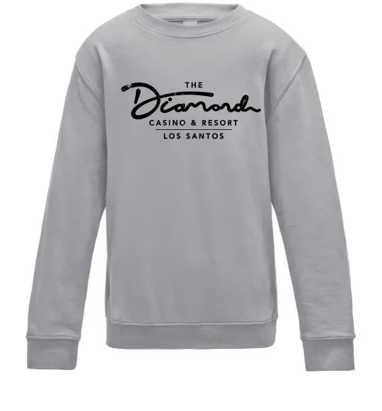 Дитячий світшот Diamond Casino Los Santos Сірий меланж фото