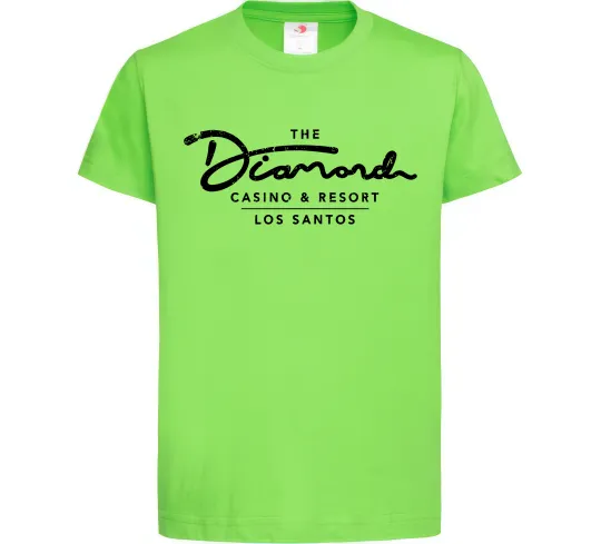 Дитяча футболка Diamond Casino Los Santos Лаймовий фото