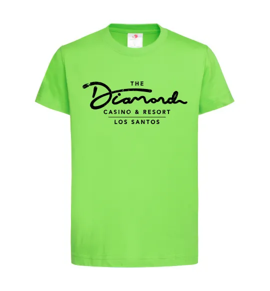 Детская футболка Diamond Casino Los Santos Лаймовый фото