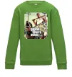Детский Свитшот GTA V Dog Лаймовый фото