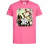 Дитяча футболка GTA V Dog Яскраво-рожевий фото