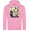 Чоловіча толстовка (худі) GTA V Dog Рожевий фото