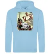 Жіноча толстовка (худі) GTA V Dog Блакитний фото