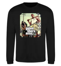 Світшот GTA V Dog Чорний фото