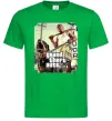 Мужская футболка GTA V Dog Зеленый фото