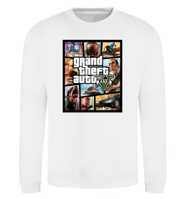 Світшот GTA 5 Poster Білий фото