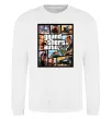 Свитшот GTA 5 Poster Белый фото