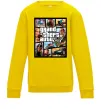 Детский Свитшот GTA 5 Poster Солнечно желтый фото