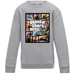 Детский Свитшот Straight Outta Los Santos Черный фото