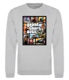 Свитшот GTA 5 Poster Серый меланж фото
