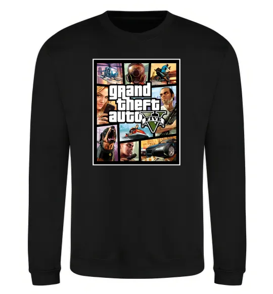Свитшот GTA 5 Poster Черный фото