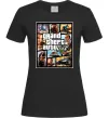 Женская футболка GTA 5 Poster Черный фото