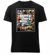 Мужская премиум футболка GTA 5 Poster Черный фото