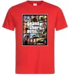 Мужская футболка GTA 5 Poster Красный фото