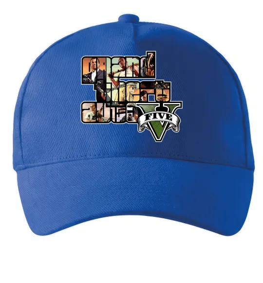 Кепка Grand Theft Auto 5 Ярко-синий фото