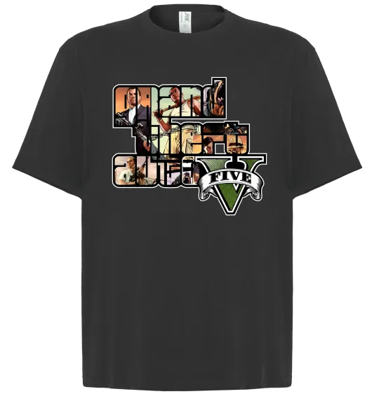Футболка Оверсайз Grand Theft Auto 5 Черный фото