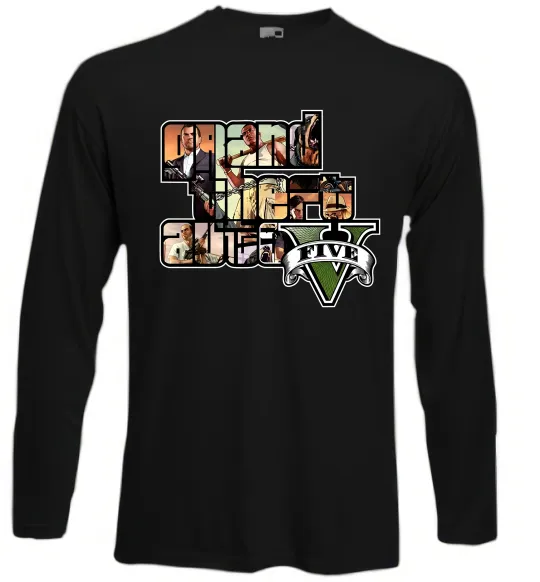 Лонгслив Grand Theft Auto 5 Черный фото