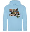 Жіноча толстовка (худі) Grand Theft Auto 5 Блакитний фото
