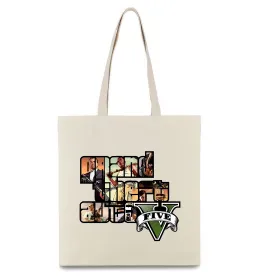 Эко-сумка Straight Outta Los Santos Черный фото