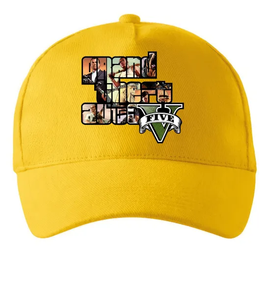 Кепка Grand Theft Auto 5 Солнечно желтый фото