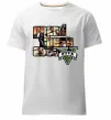 Чоловіча преміум футболка Grand Theft Auto 5 Білий фото