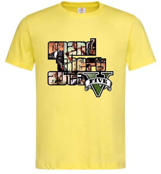 Мужская футболка Grand Theft Auto 5 Лимонный фото