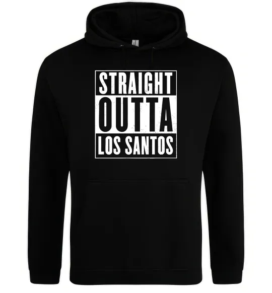 Женская толстовка (худи) Straight Outta Los Santos Черный фото