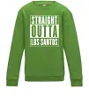 Детский Свитшот Straight Outta Los Santos Лаймовый фото